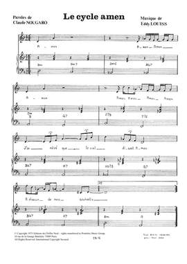 Claude Nougaro: Cycle Amen