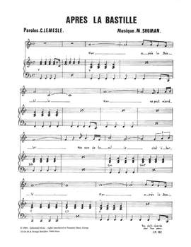 Mort Shuman: Apres La Bastille