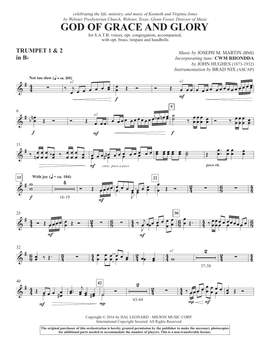 Joseph M. Martin: God of Grace and Glory - Bb Trumpet 1,2