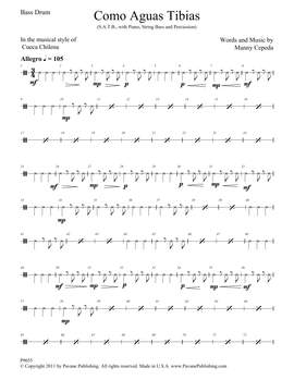 Manny Cepeda: Como Aguas Tibias - Bass Drum