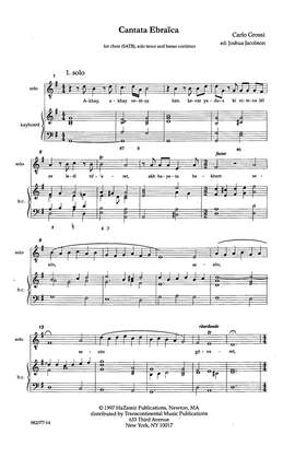 Joshua Jacobson: Cantata Ebraica
