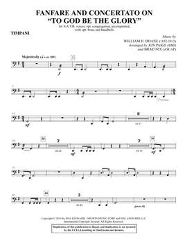 Brad Nix: Fanfare and Concertato on "To God Be the Glory" - Timpani