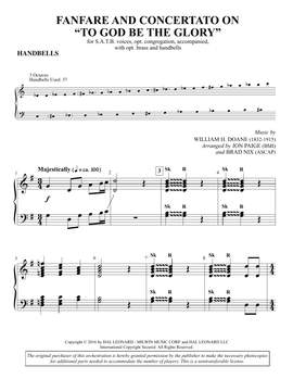 Brad Nix: Fanfare and Concertato on "To God Be the Glory" - Handbells