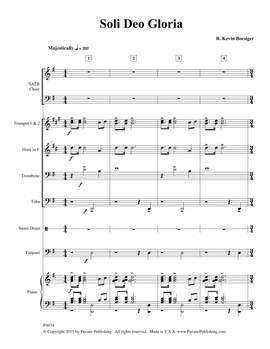 R. Kevin Boesiger: Soli Deo Gloria - Full Score