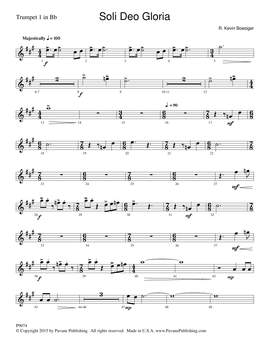 R. Kevin Boesiger: Soli Deo Gloria - Trumpet 1