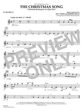 Luther Henderson: The Christmas Song (Chestnuts Roasting) - Bb Trumpet 2 (Brass Quintet)