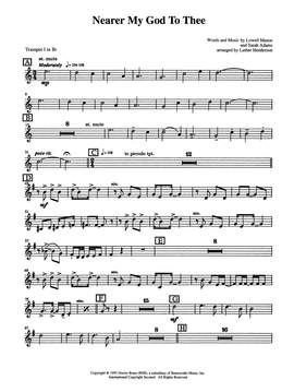 Lowell Mason and Sarah Adams: Nearer My God to Thee - Bb Trumpet 1 (Brass Quintet)