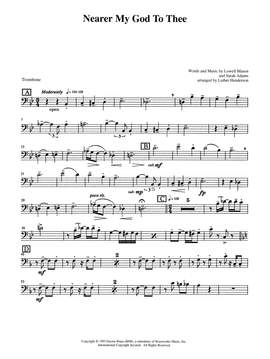 Lowell Mason and Sarah Adams: Nearer My God to Thee - Trombone (B.C.)