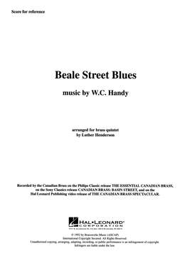 Luther Henderson: Beale Street Blues - Full Score