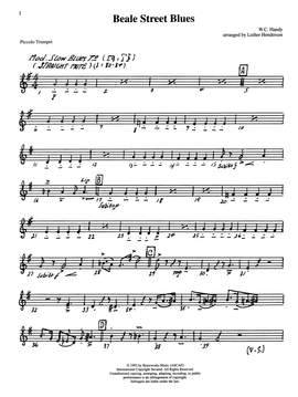 Luther Henderson: Beale Street Blues - Bb Piccolo Trumpet