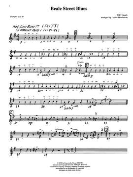Luther Henderson: Beale Street Blues - Bb Trumpet 2 (Brass Quintet)