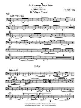Frederick Mills: Suite from Water Music - Tuba