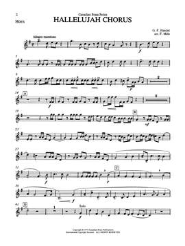 Frederick Mills: Hallelujah Chorus - Horn in F