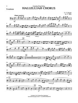 Frederick Mills: Hallelujah Chorus - Trombone (B.C.)
