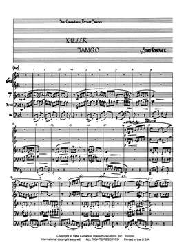 Sonny Kompanek: Killer Tango - Full Score