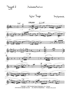 Sonny Kompanek: Killer Tango - Bb Trumpet 1 (Brass Quintet)