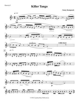 Sonny Kompanek: Killer Tango - Horn in F