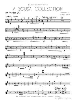 Howard Cable: A Sousa Collection - Bb Trumpet 1 (Brass Quintet)