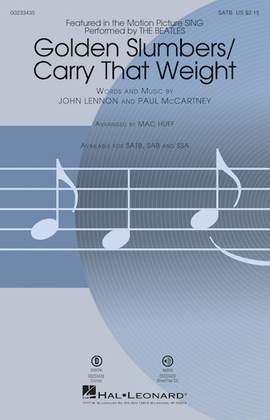 Jennifer Hudson: Golden Slumbers/Carry That Weight (from Sing) (arr. Mac Huff) - Guitar
