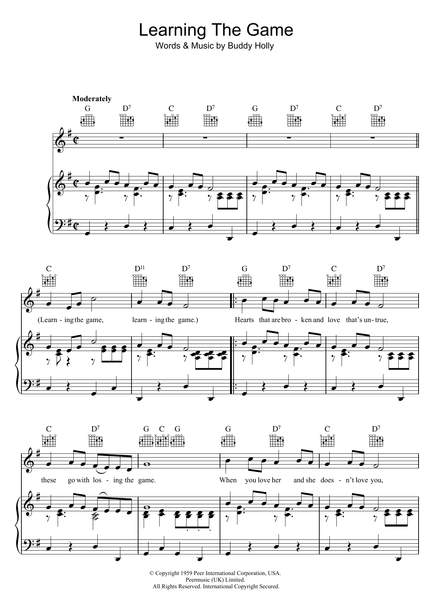 Buddy Holly: Learning The Game