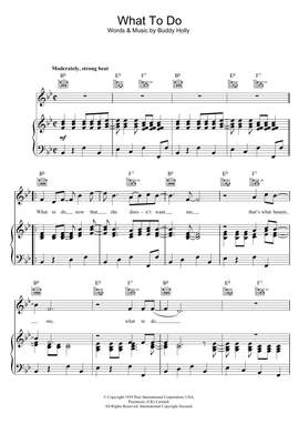 Buddy Holly: What To Do