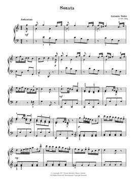 Antonio Soler: Sonata
