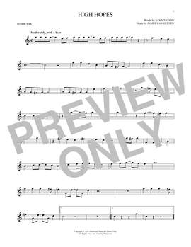 Sammy Cahn: High Hopes