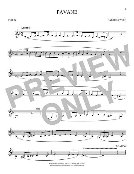 Gabriel Fauré: Pavane