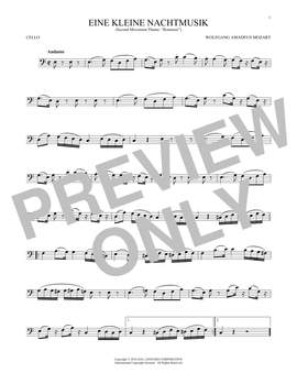 Wolfgang Amadeus Mozart: Eine Kleine Nachtmusik ("Romance"), Second Movement