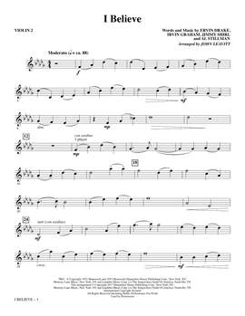 John Leavitt: I Believe - Violin 2