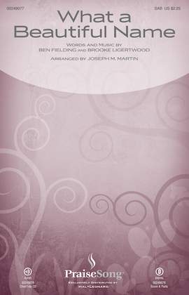 Hillsong Worship: What a Beautiful Name (arr. Joseph M. Martin) - Flute