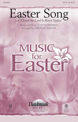 Joseph M. Martin: Easter Song (with Christ The Lord Is Risen Today) - Keyboard String Reduction