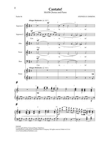 Stephen D. Emmons: Cantate!