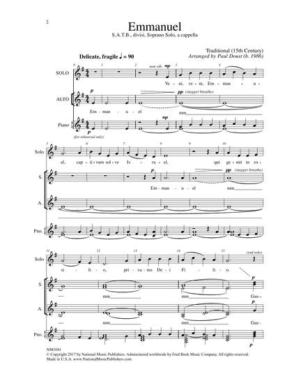 Paul Doust: Emmanuel