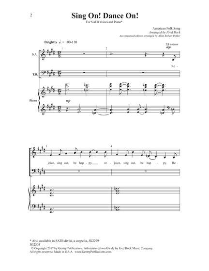 Fred Bock: Sing On! Dance On!