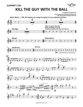 Steve Vai: Kill The Guy With The Ball - Bb Clarinet 2