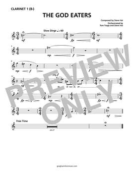 Steve Vai: The God Eaters - Bb Clarinet 1