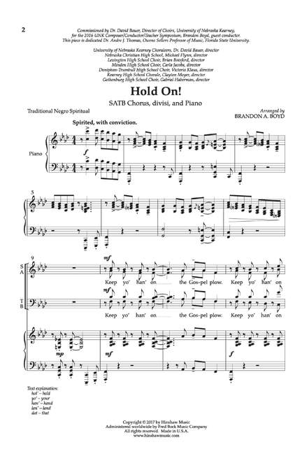 Brandon A. Boyd: Hold On!