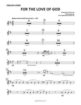 Steve Vai: For The Love Of God - English Horn