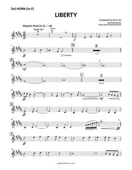 Steve Vai: Liberty - Horn 3 in F