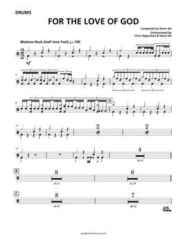 Steve Vai: For The Love Of God - Drums