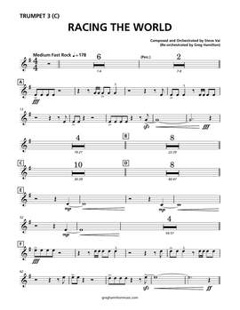 Steve Vai: Racing The World - Trumpet 3 in C