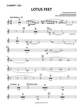 Steve Vai: Lotus Feet - Bb Clarinet 1