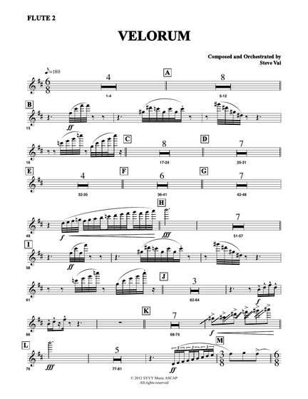Steve Vai: Velorum - Flute 2