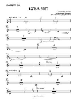 Steve Vai: Lotus Feet - Bb Clarinet 3