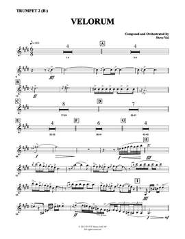 Steve Vai: Velorum - Bb Trumpet 2