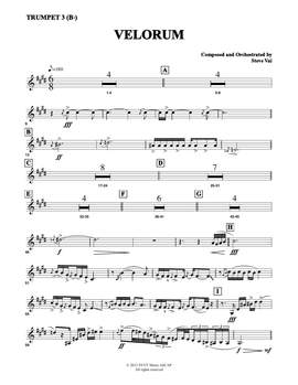 Steve Vai: Velorum - Bb Trumpet 3