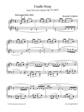 Kenneth Leighton: Cradle Song (from Pieces For Angela, Opus 47)
