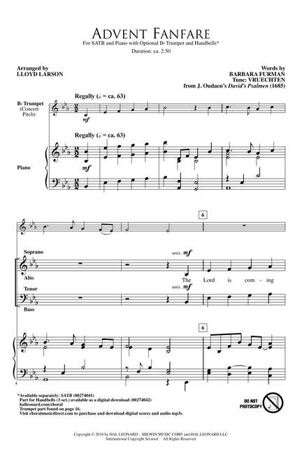 Lloyd Larson: Advent Fanfare