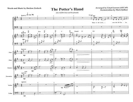 Mark Kellner: The Potter's Hand - Full Score